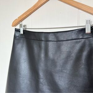 GAP faux leather mini skirt